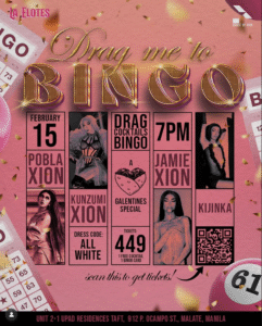 DRAG ME TO BINGO